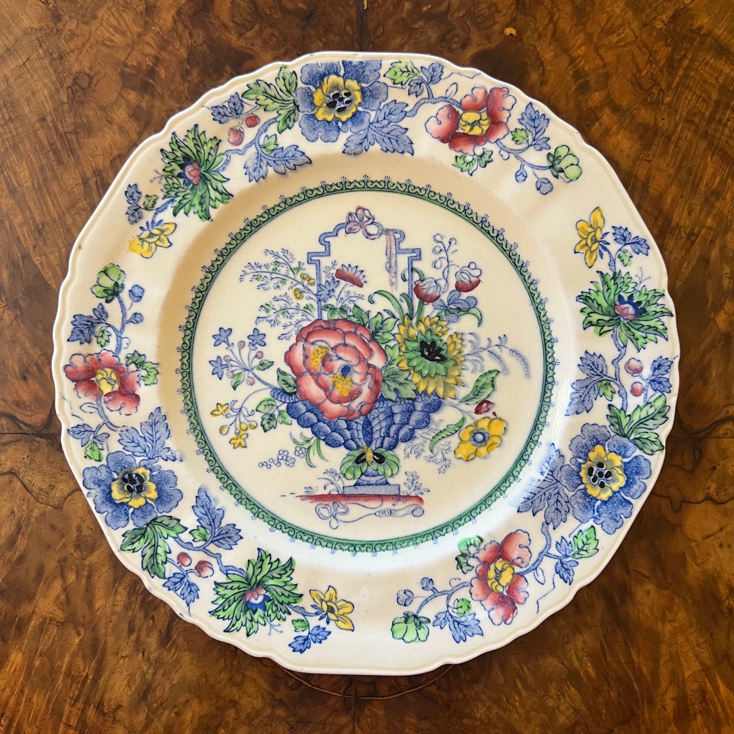 Vintage Mason's Ironstone China Entree Plate