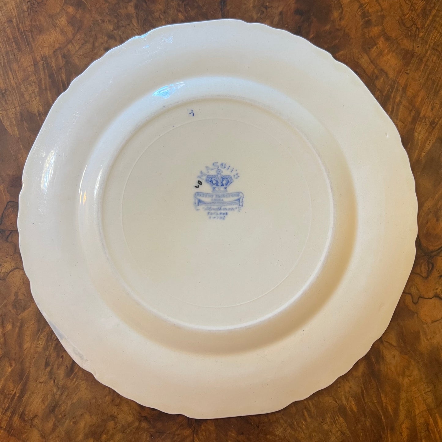 Vintage Mason's Ironstone China Entree Plate