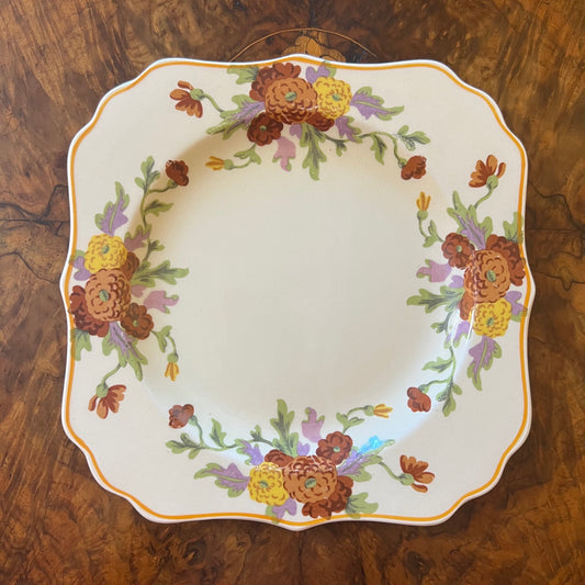 Vintage Royal Doulton Marigold Square Plate