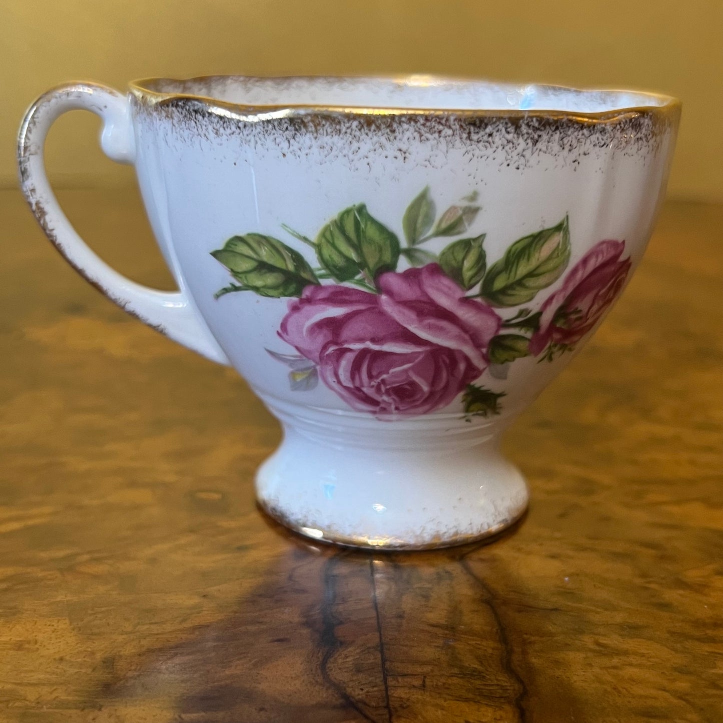 Vintage Royal Standard Orleans Rose Tea Cup Trio Set