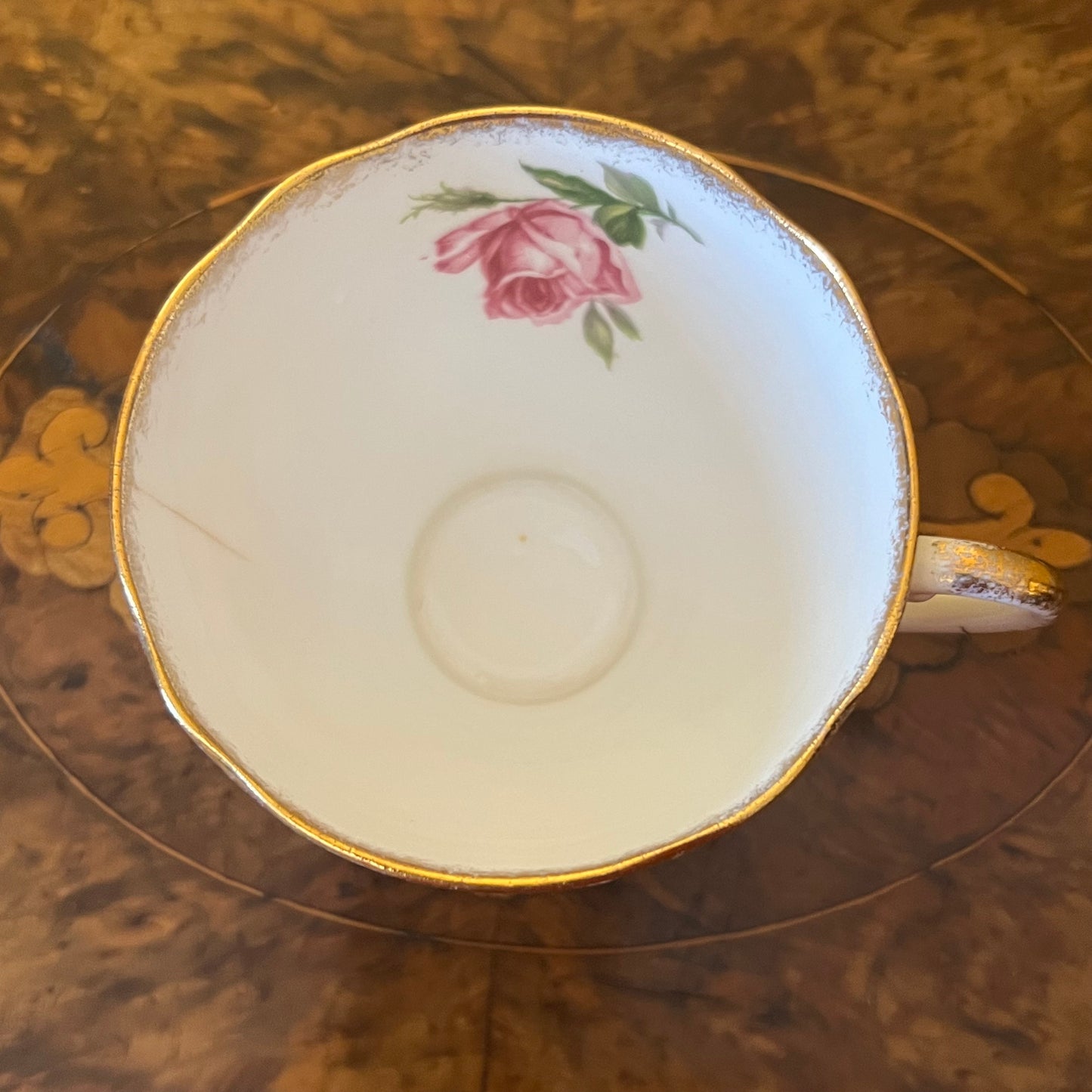 Vintage Royal Standard Orleans Rose Tea Cup Trio Set