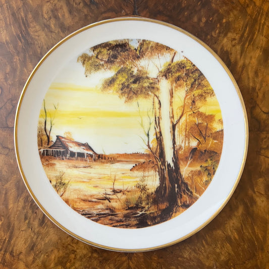 Benz Ceramic Outback Australia Collectors Plate