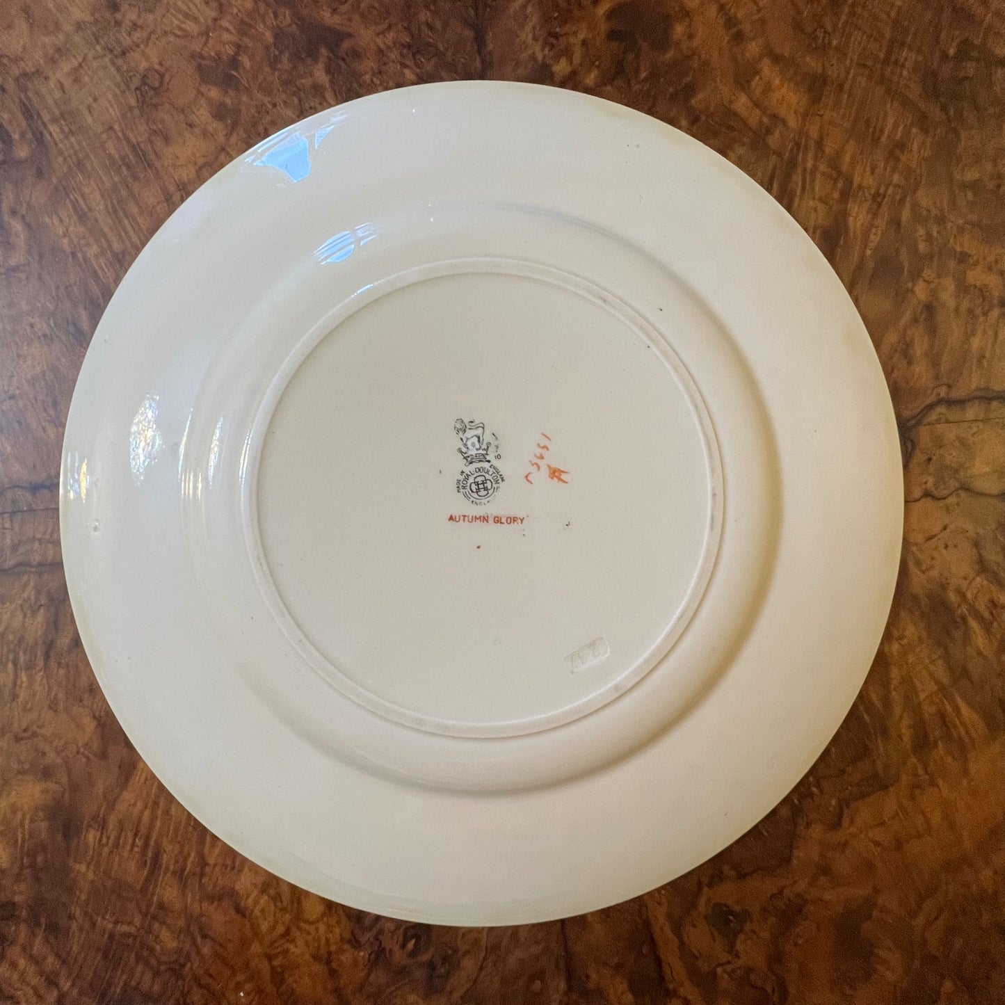 Antique Royal Doulton Autumn Glory Dinner Plate