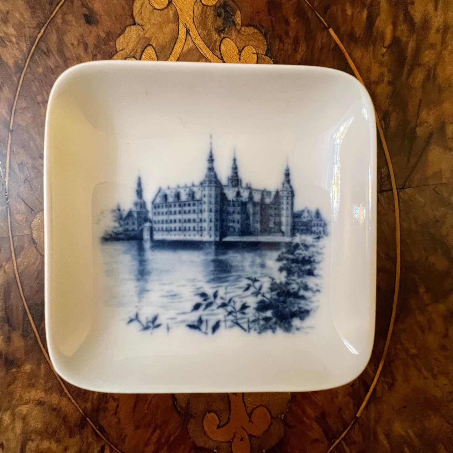 Royal Copenhagen Blue Print Small Square Dish