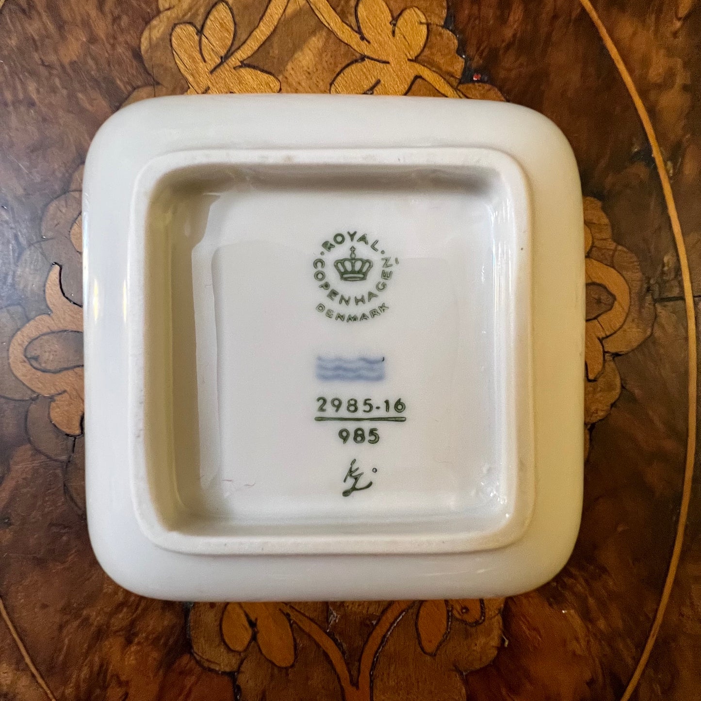 Royal Copenhagen Blue Print Small Square Dish