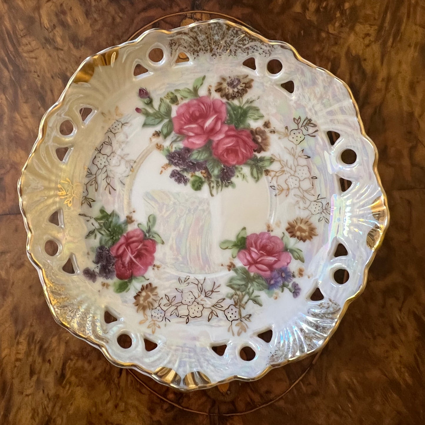 Vintage Fine China Pearl Like Dish Plate