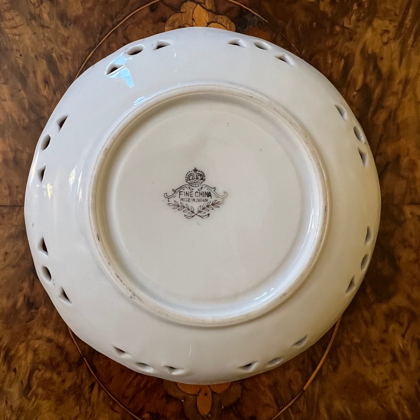 Vintage Fine China Pearl Like Dish Plate