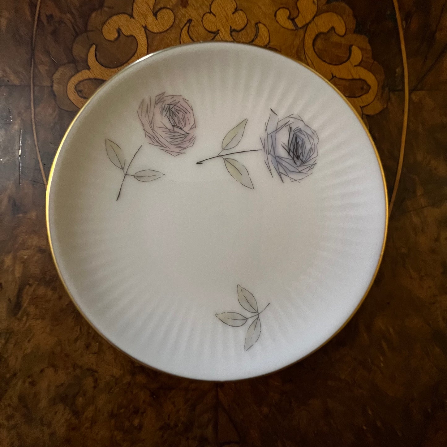 Vintage Thomas Germany Rose Small Plate Dish