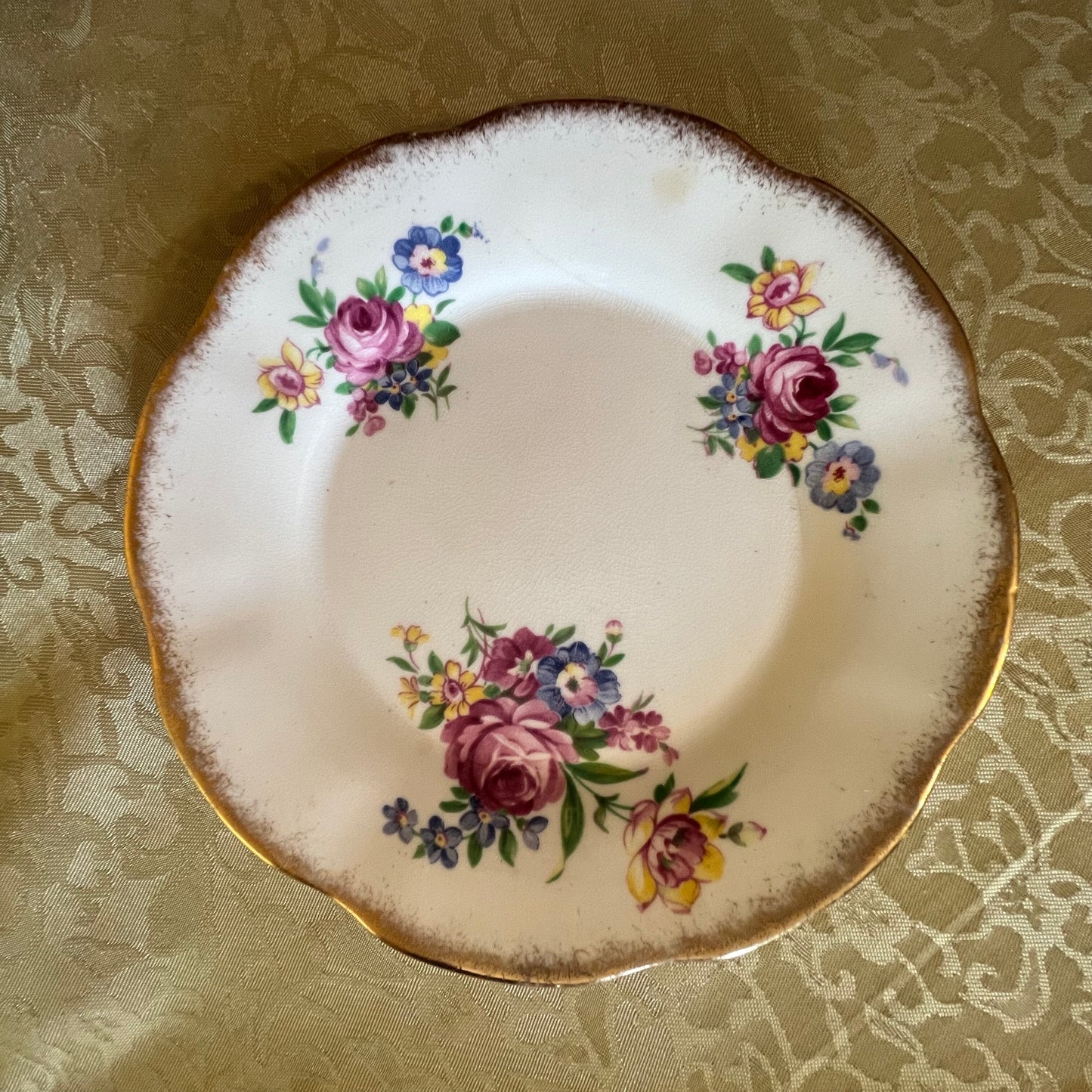 Vintage Rosina Floral Side Plate