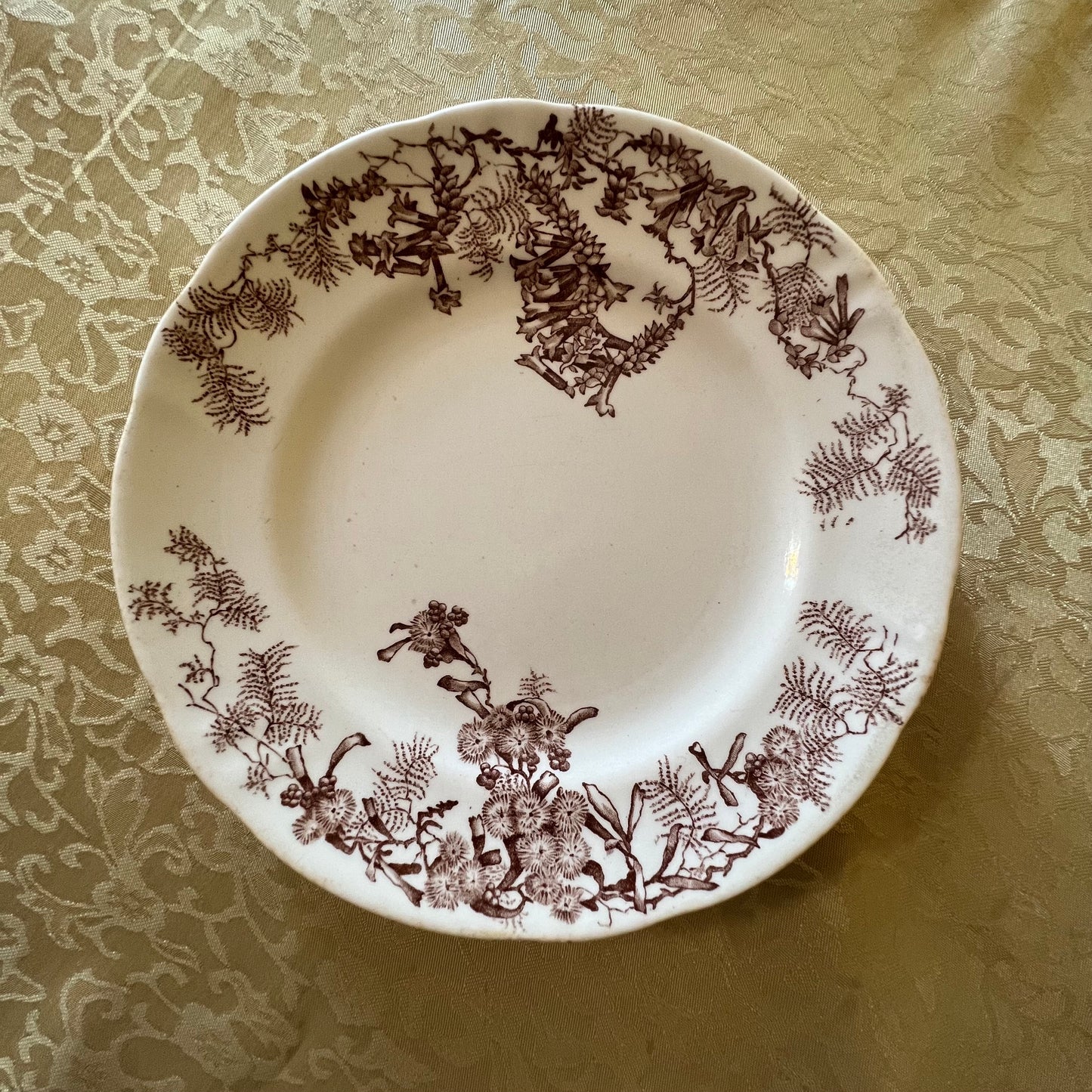 Antique Doulton Burslem Wattle Plate