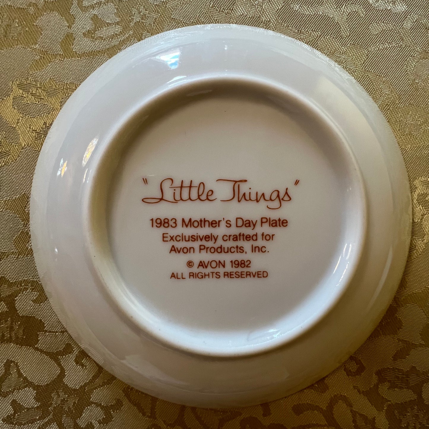 Little Things Mothers Day Plate