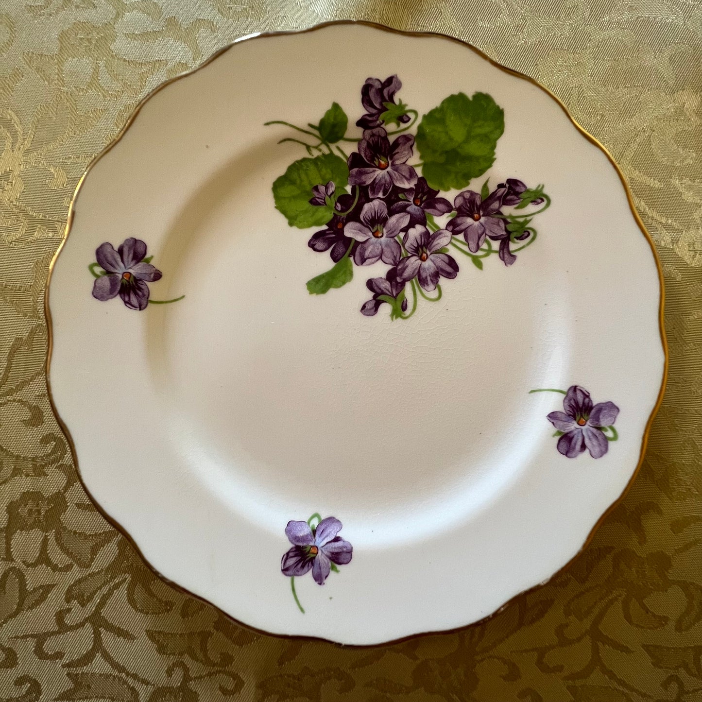 Vintage Melba Violet Side Plate