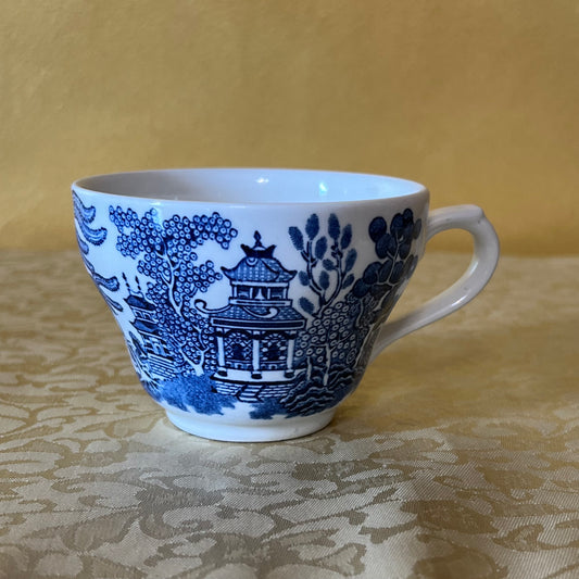 Vintage Churchill Willow Print Tea Cup