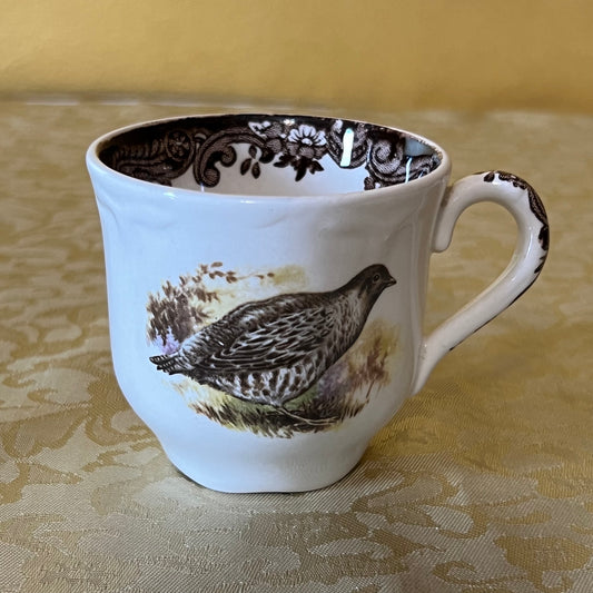 Vintage Royal Worcester Palissy Gaming Series Coffee Cup