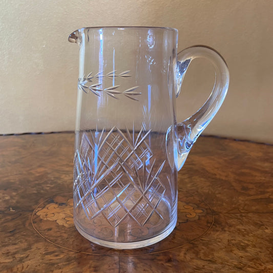 Vintage Crystal Pitcher Jug