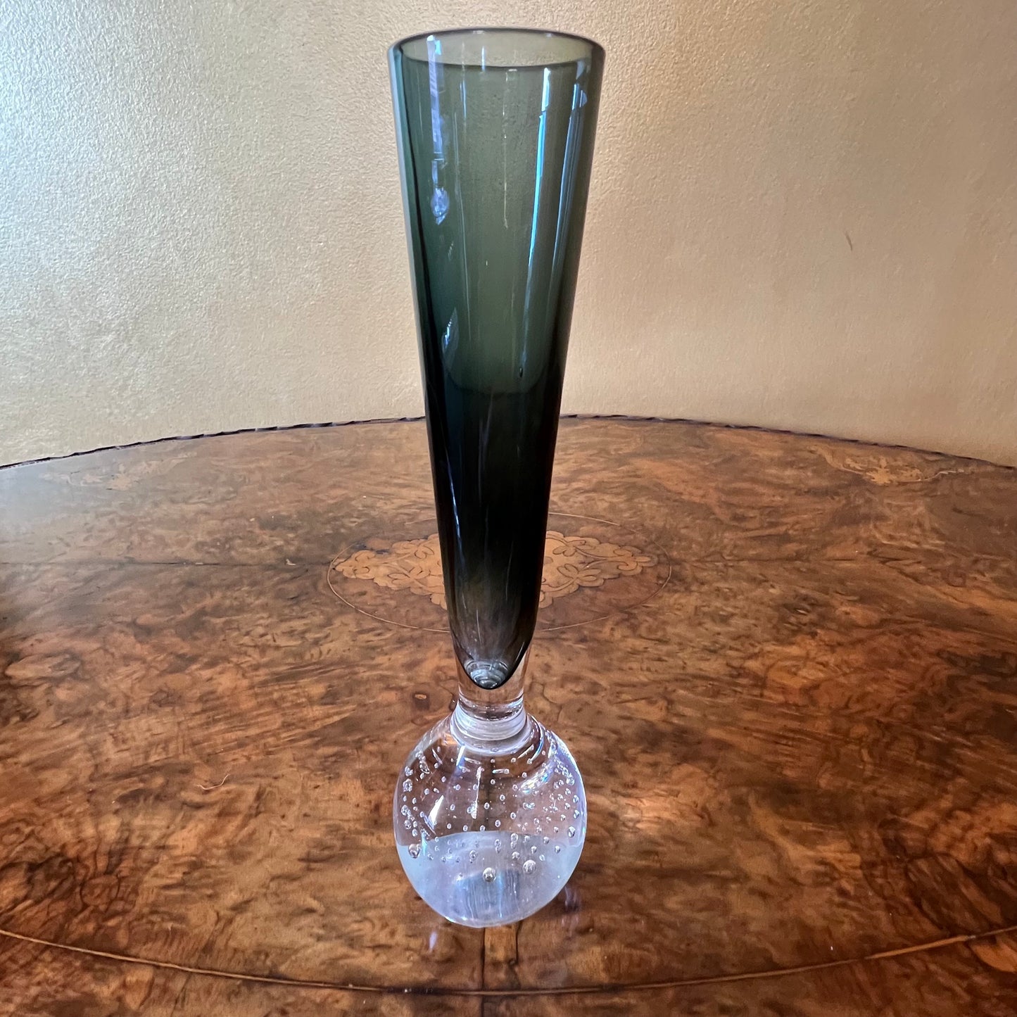 Vintage Art Glass Bubble Vase