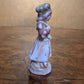 Antique 19th Century Miniature Lady & Man Figurines