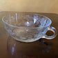 Vintage Etched Grapes Desert Cup