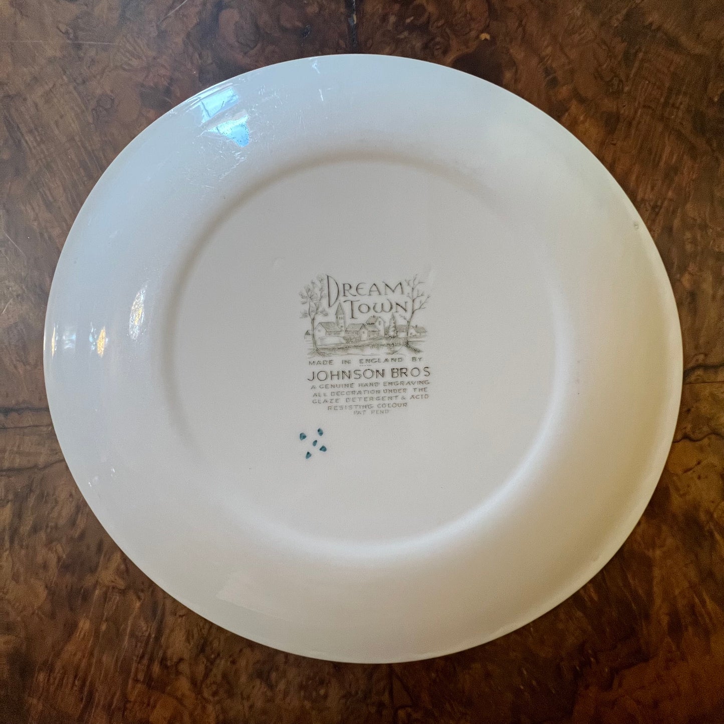 Vintage Johnson Bros Dream Town Platter