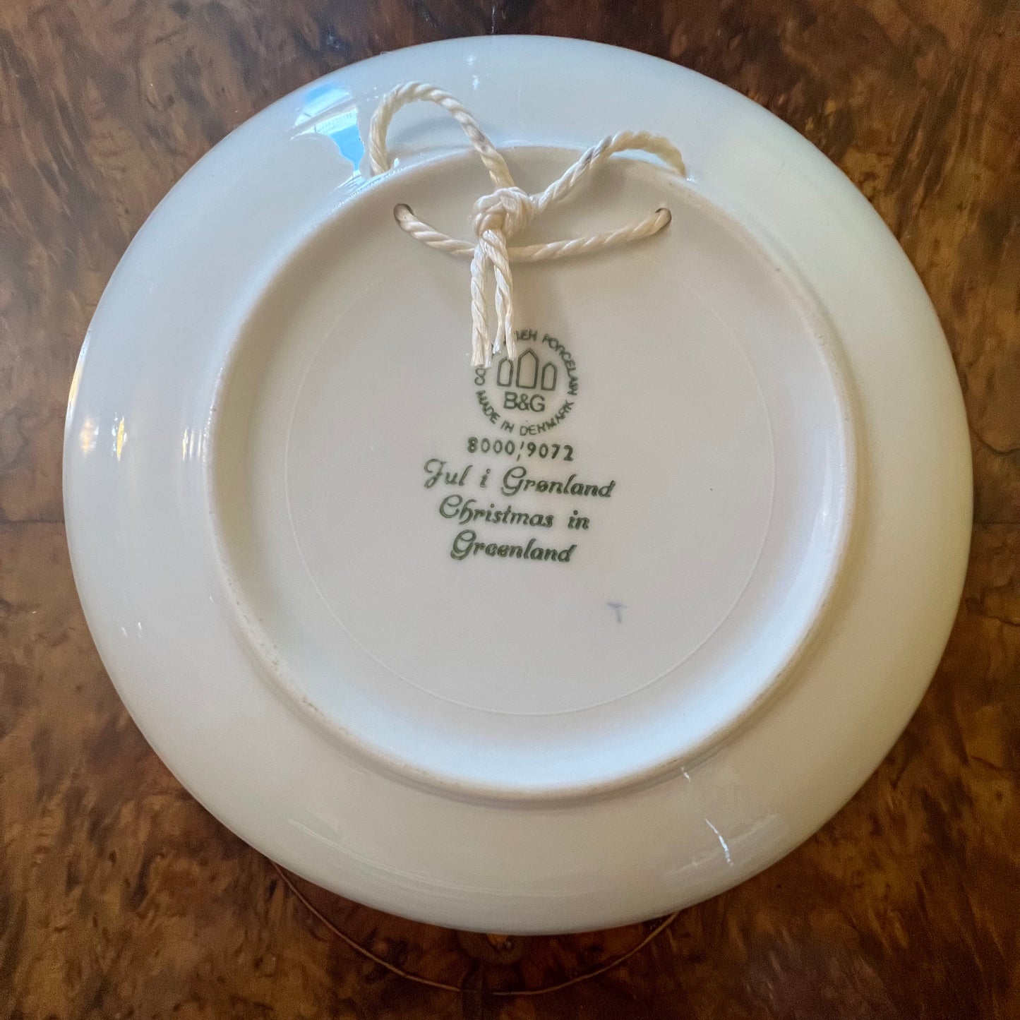 Vintage Christmas In Greenland Plate