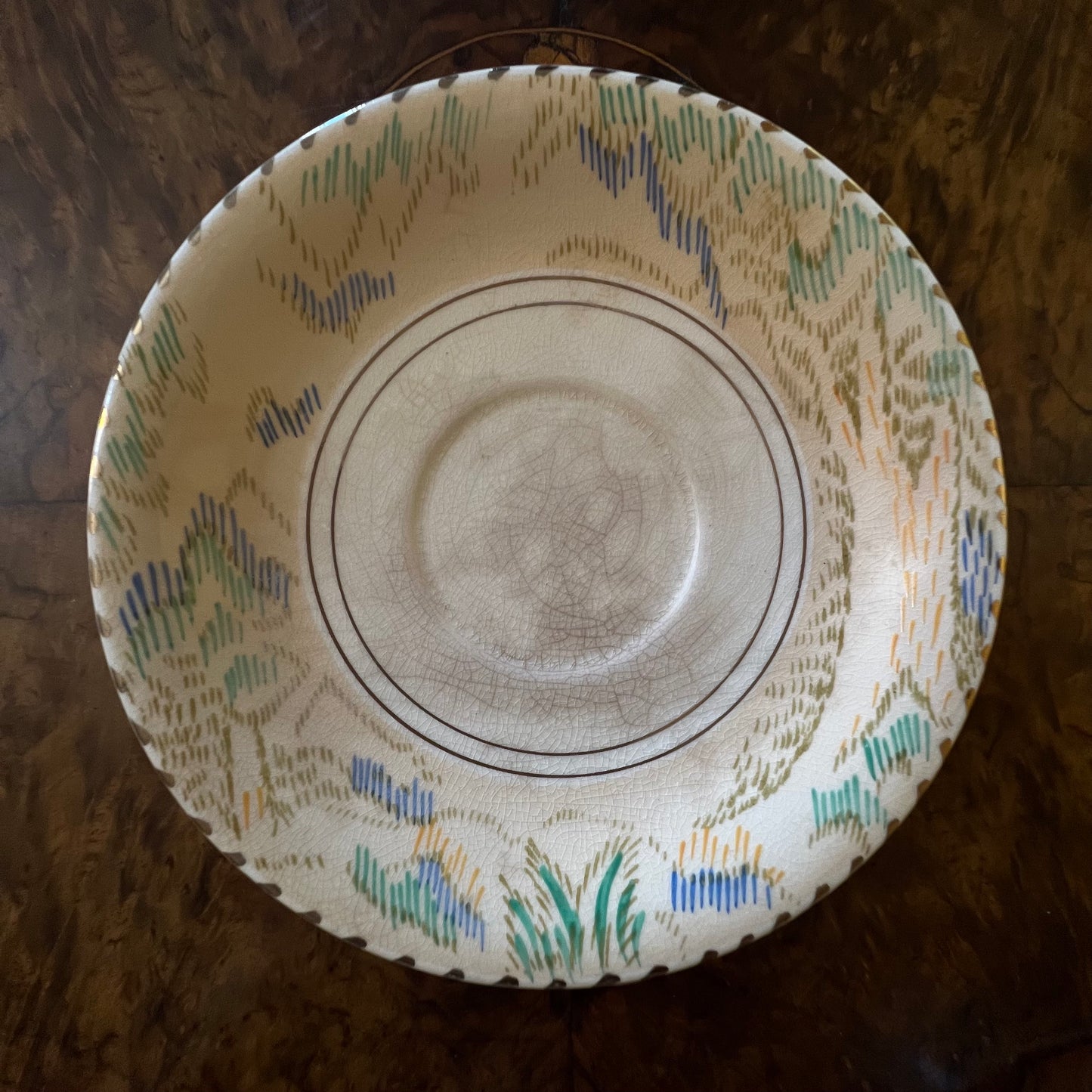 Vintage Burleigh Ware Tudor Saucer