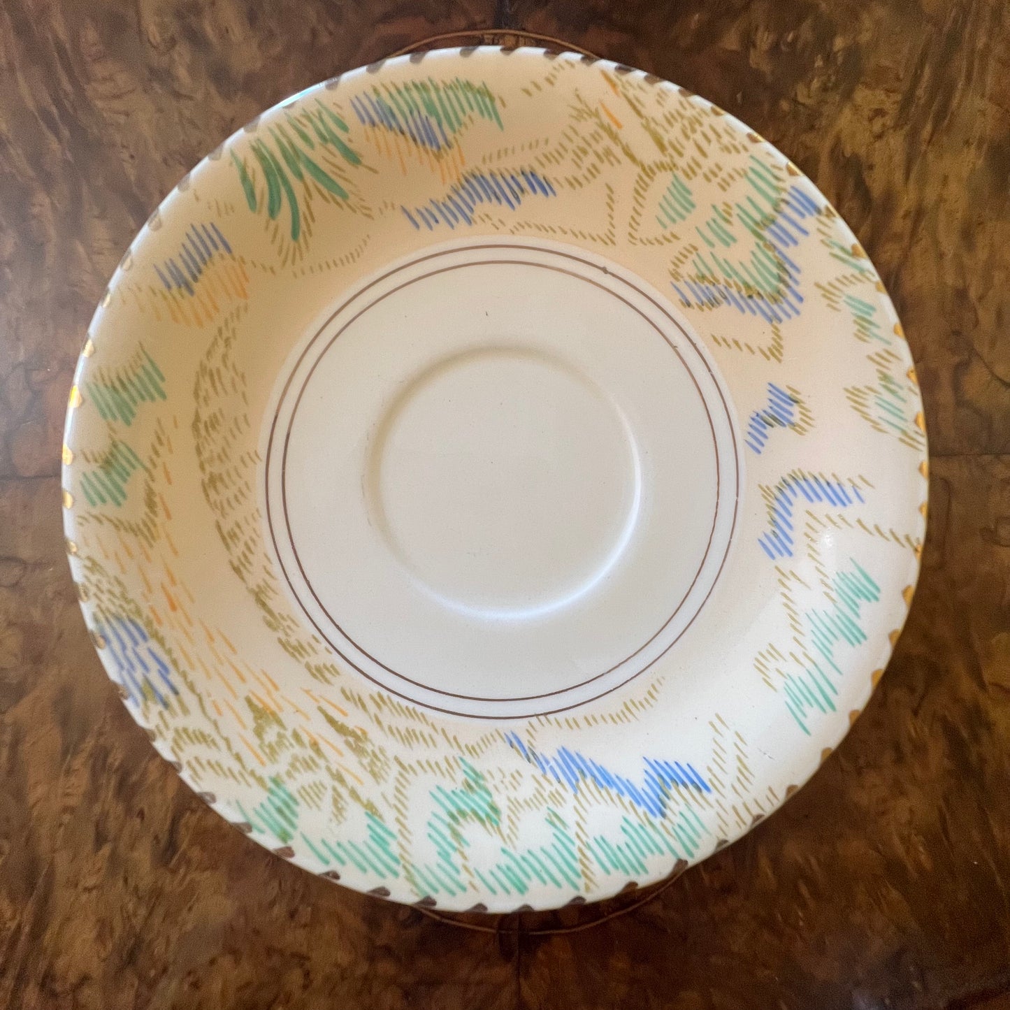 Vintage Burleigh Ware Tudor Saucer