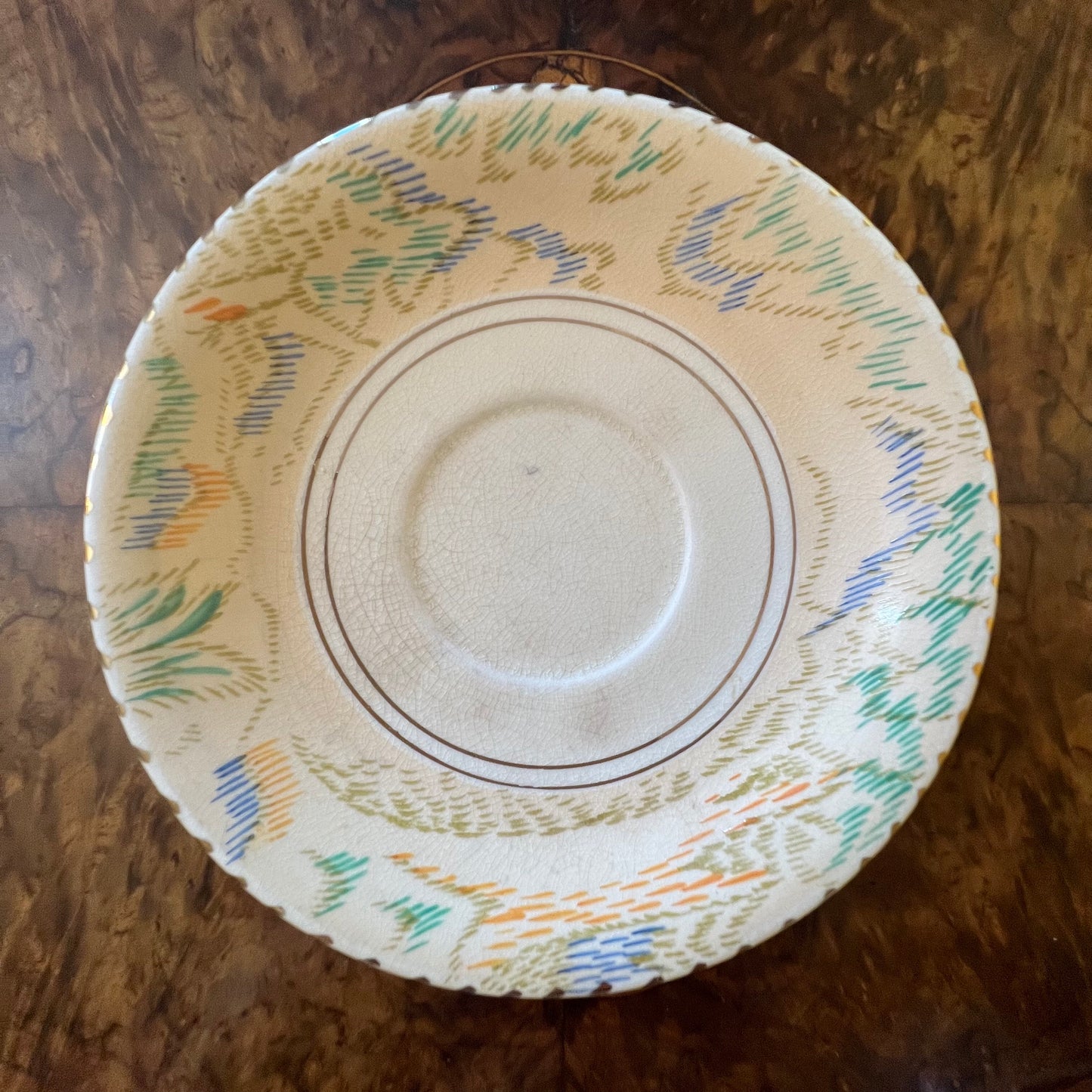 Vintage Burleigh Ware Tudor Saucer