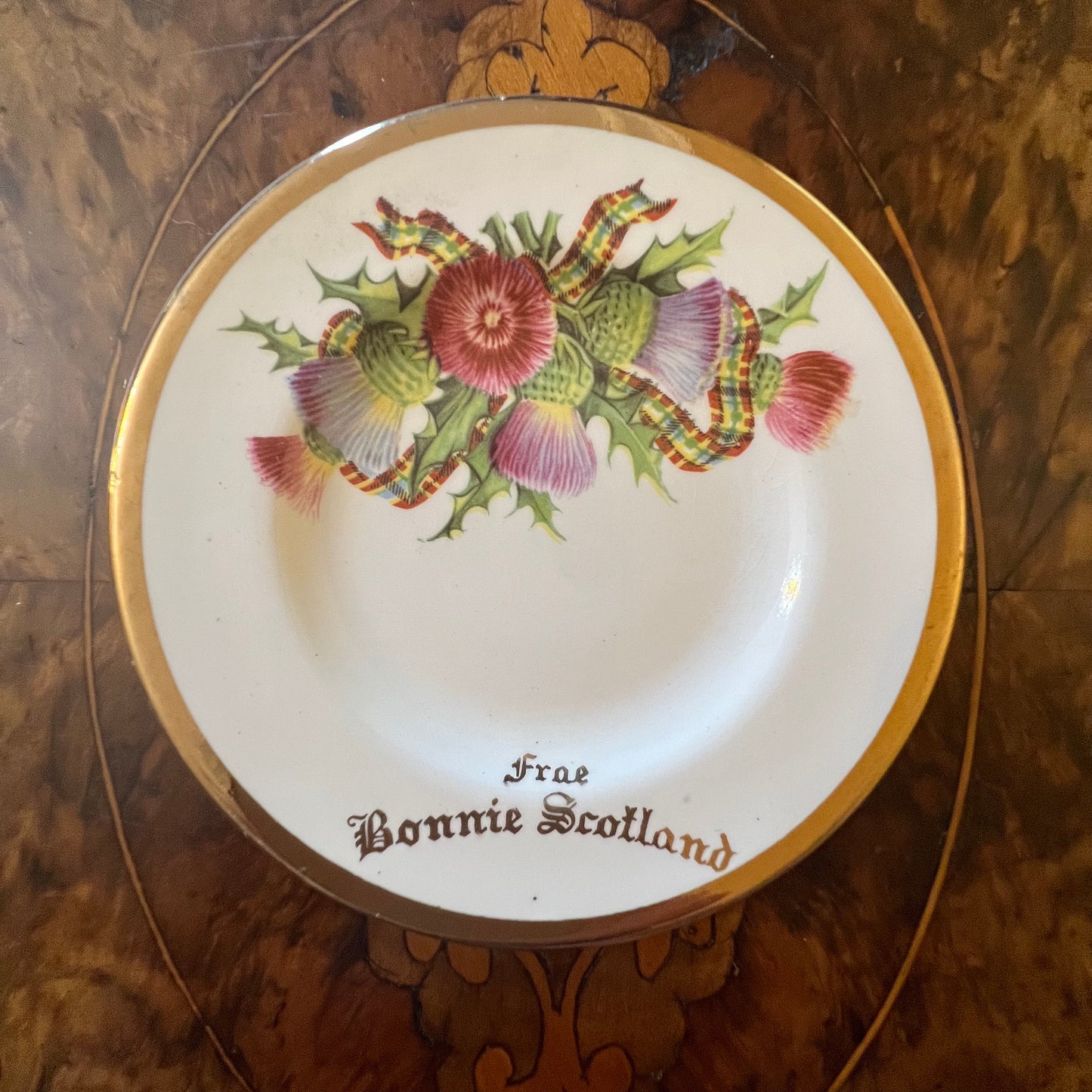 Crownford Burslem For Bonnie Scotland Small Plate