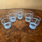 Glass Stripe Tumblers Set Of Five