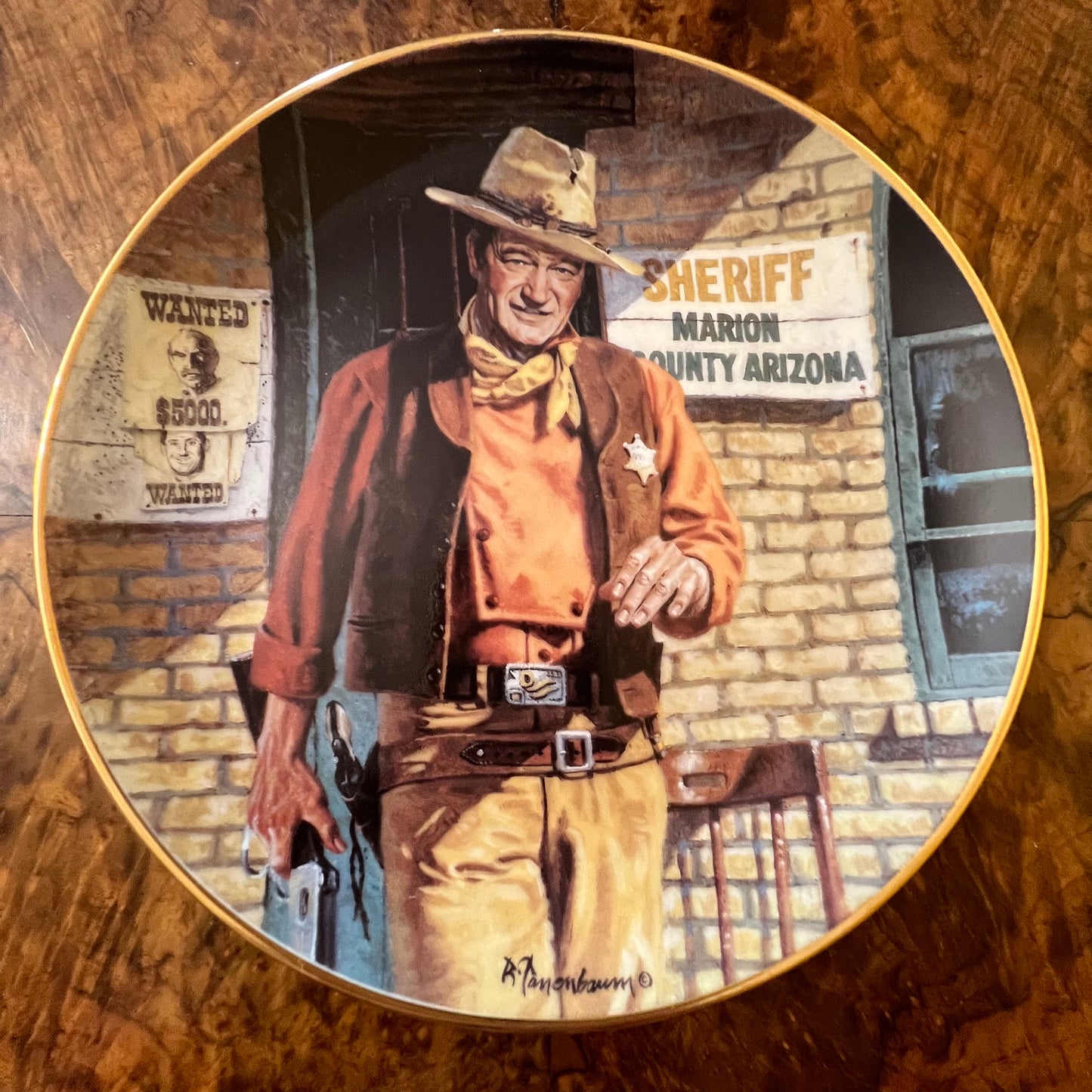 John Wayne American Legend Collector Plate