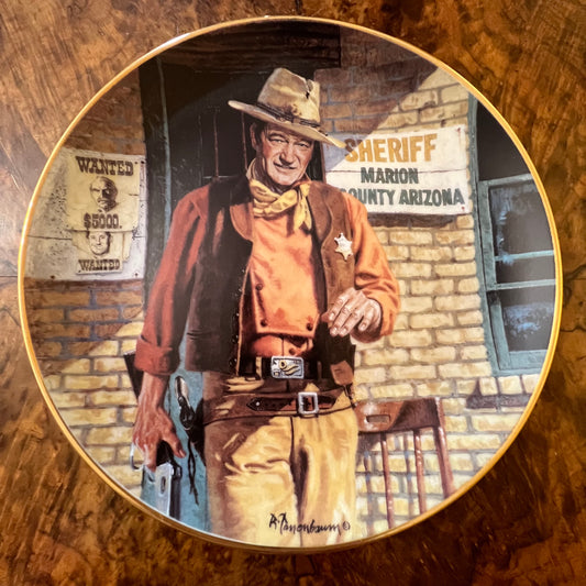 John Wayne American Legend Collector Plate