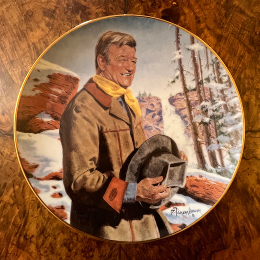 John Wayne Pine Ridge Collector Plate