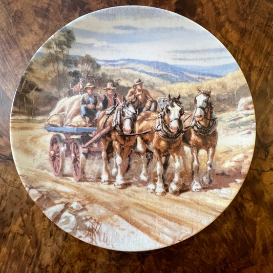 Clydesdale Returning To The Station Collectors Plate