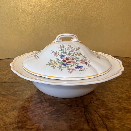 Vintage Royal Doulton Pompadour Serving Bowl