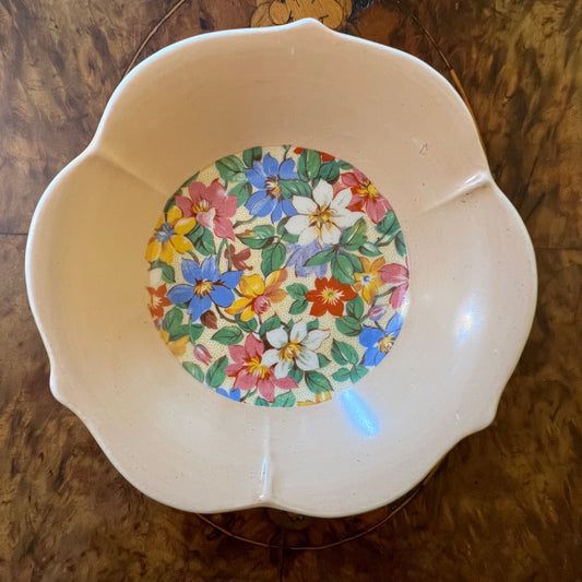 Vintage Royal Staffordshire Floral Dish