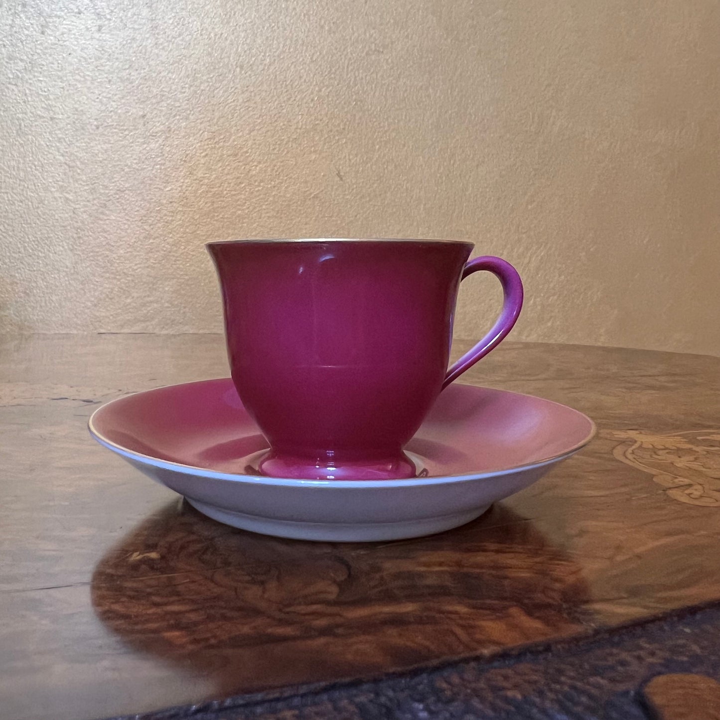 Vintage Noritake Coloured Coffee Cup Set