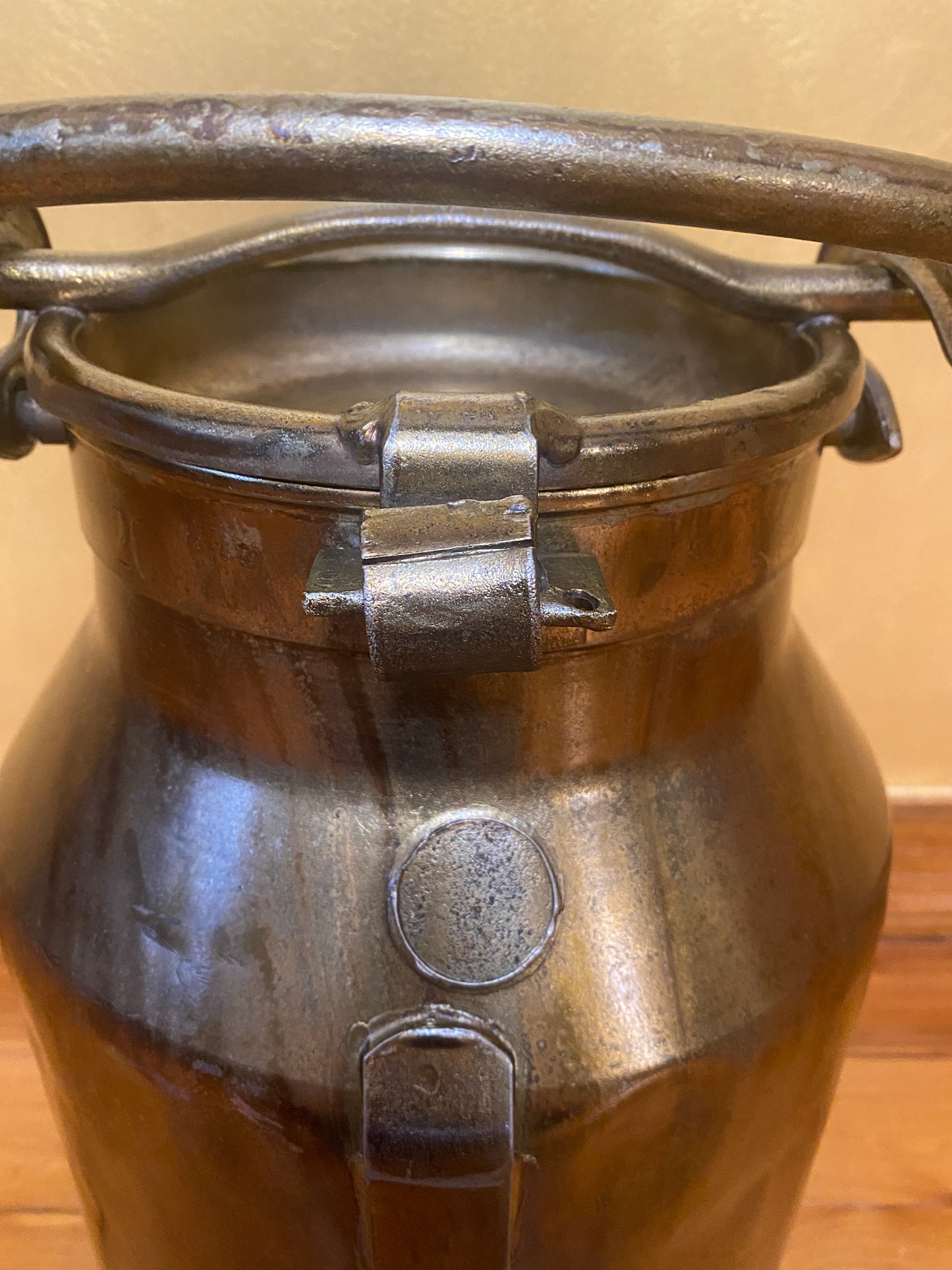 Vintage Brass Milk Churn