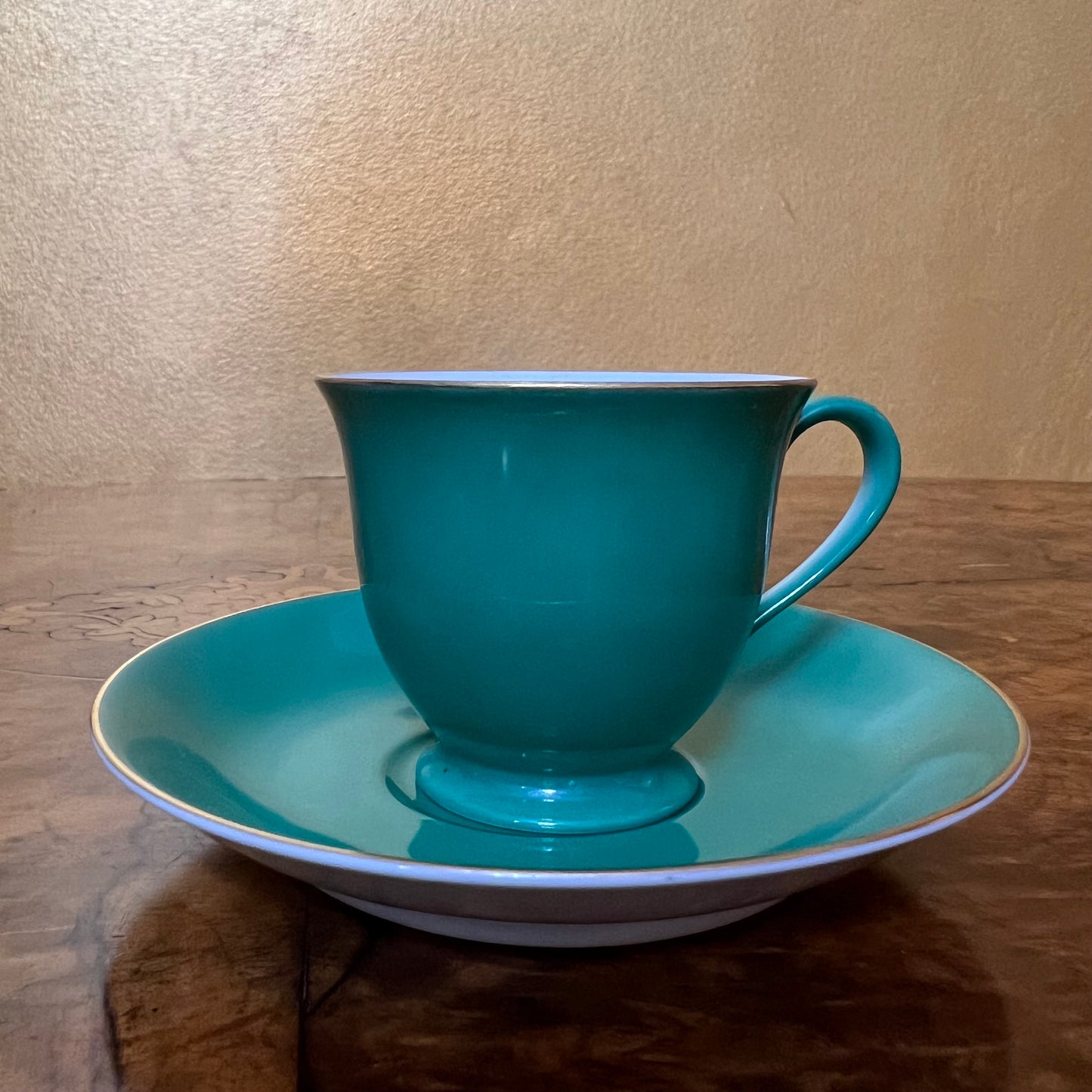 Vintage Noritake Coloured Coffee Cup Set