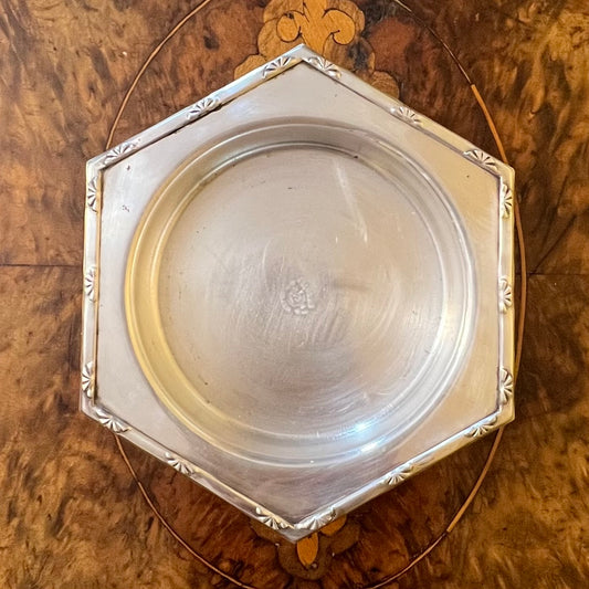Vintage Silcraft Silver Plated Dish or Wine Coaster