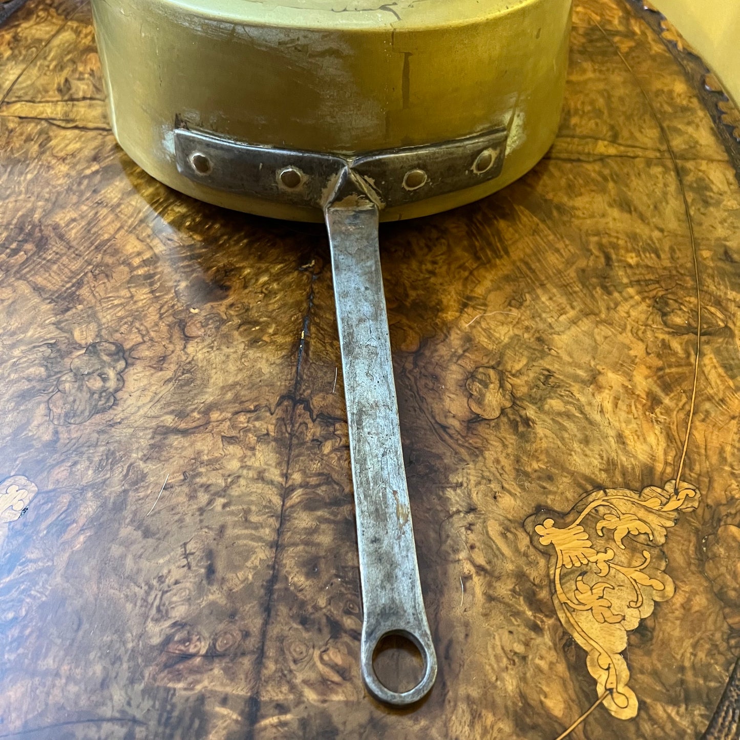 Antique Brass Large Saucepan