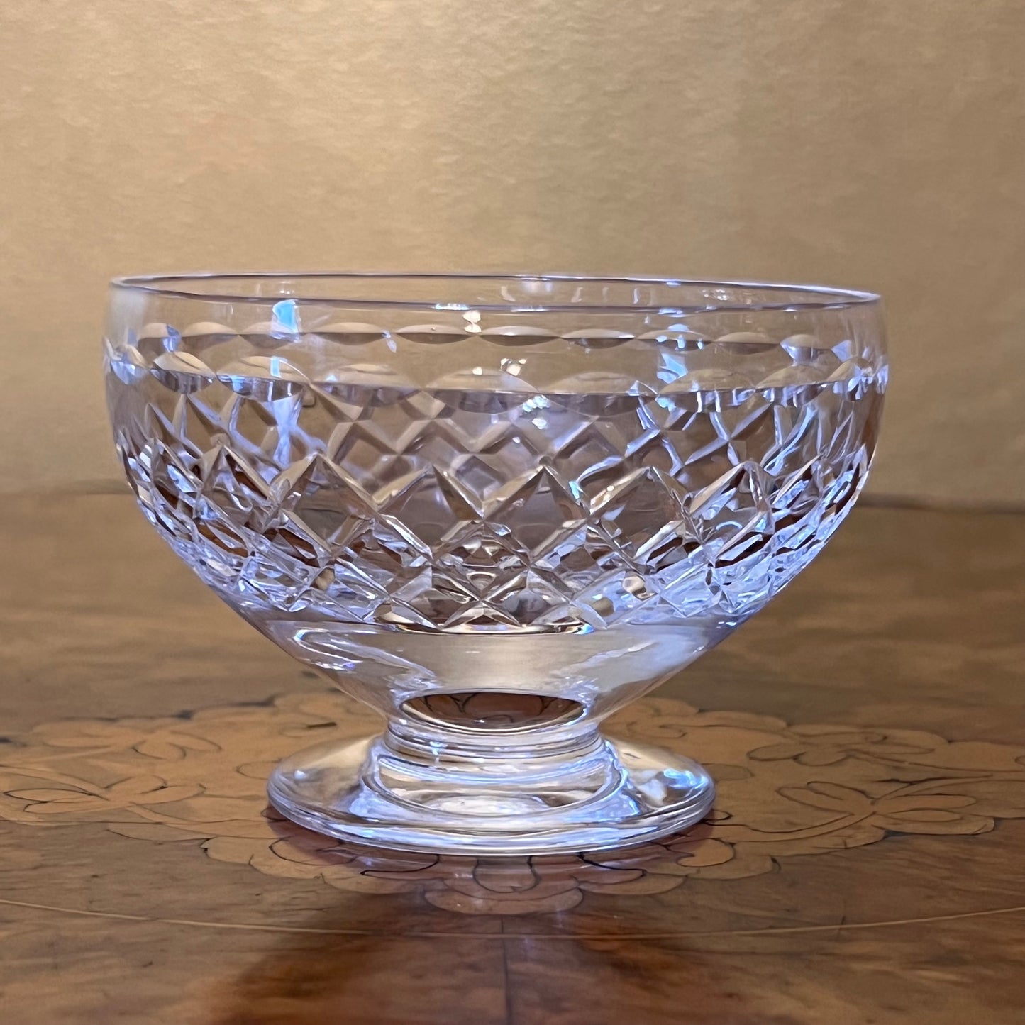 Vintage Webb Corbett Crystal Desert Bowl