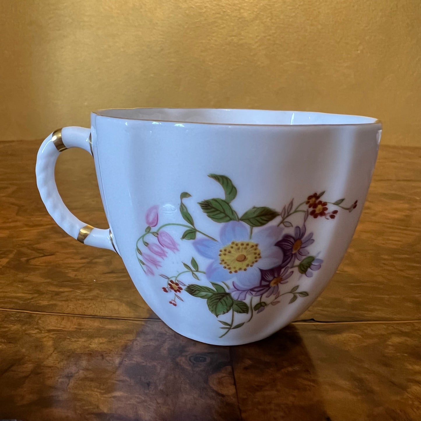 Vintage Crown Derby Derby Posies Tea Cup Trio Set