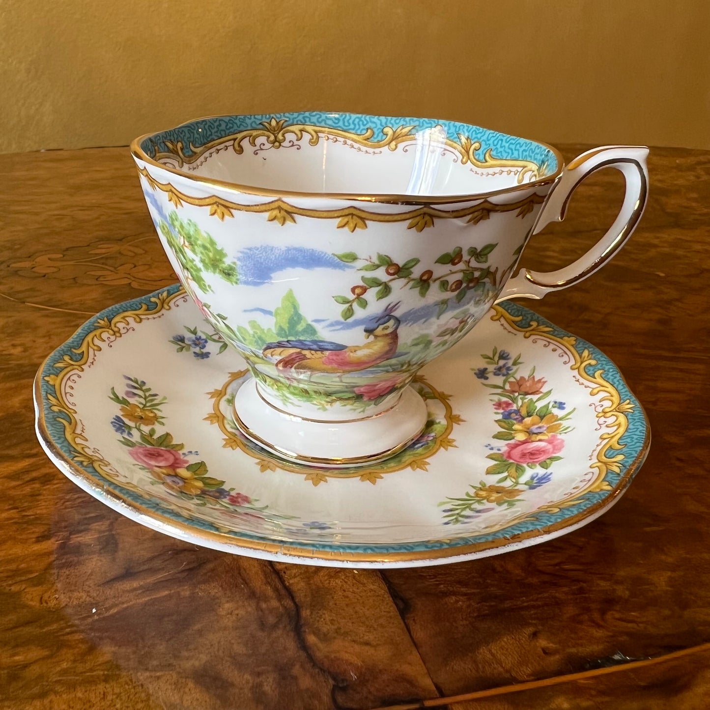 Royal Albert Chelsea Bird Tea Cup & Saucer