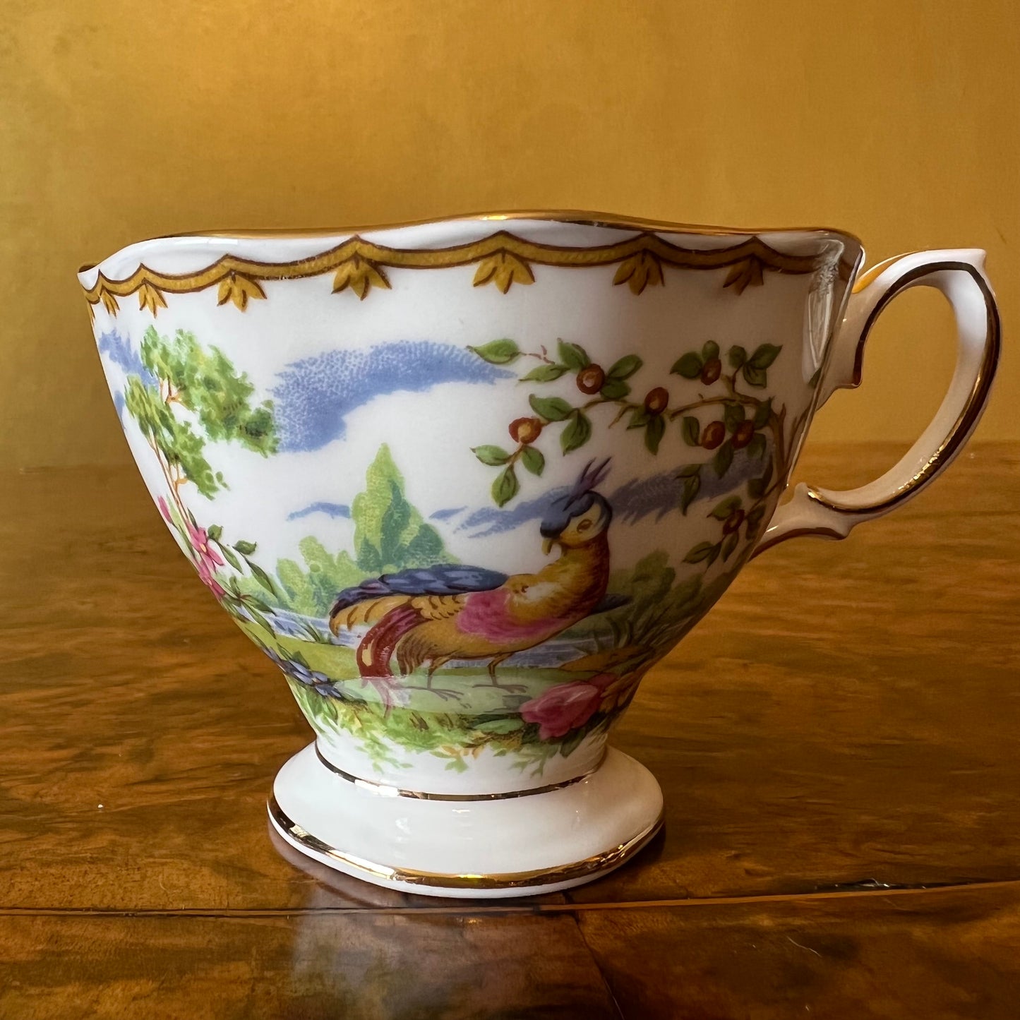 Royal Albert Chelsea Bird Tea Cup & Saucer