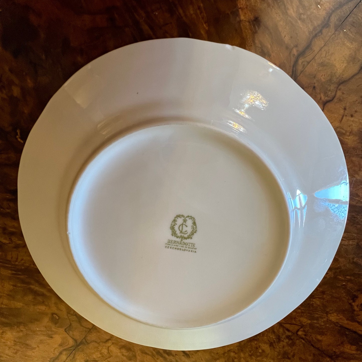 Vintage LC Bernadotte Floral Gold Trim Dinner Plate Replacement