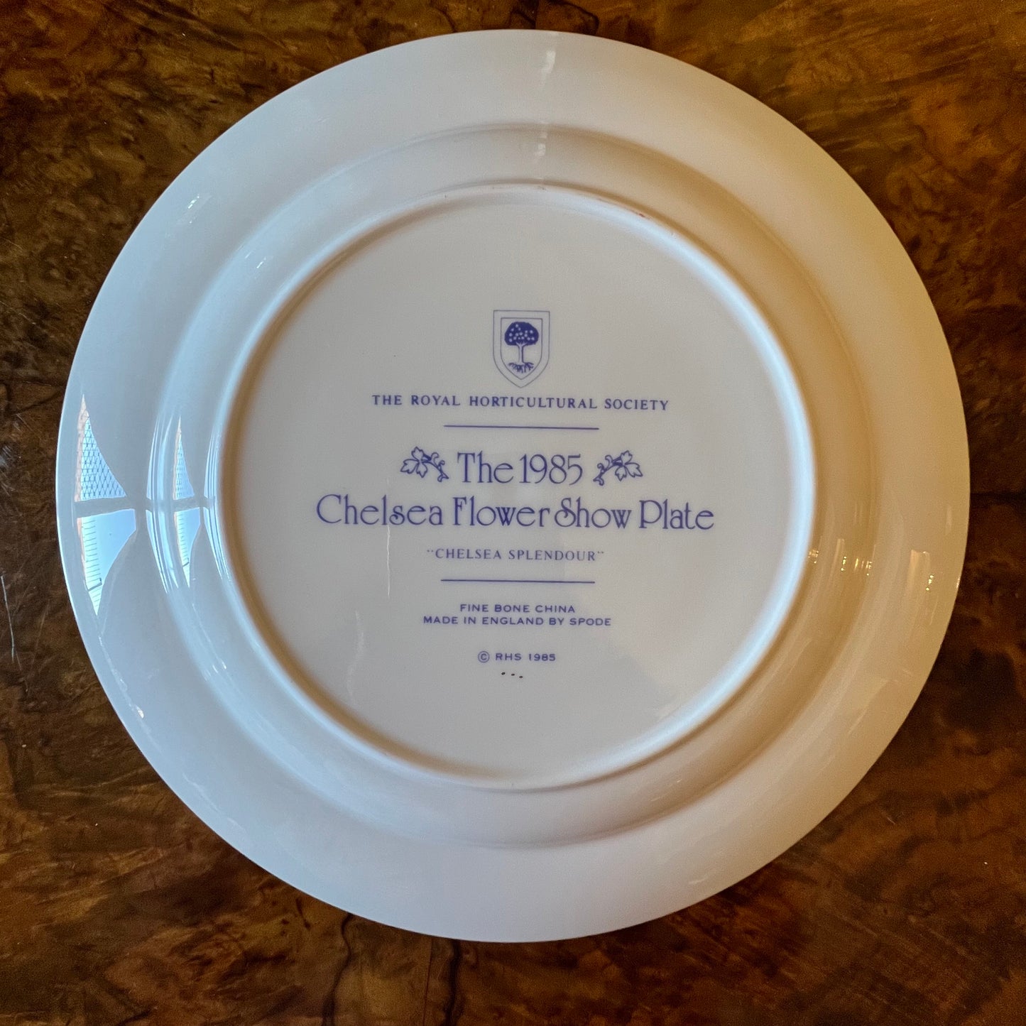 Royal Horticultural Society Chelsea Flower Show Plate