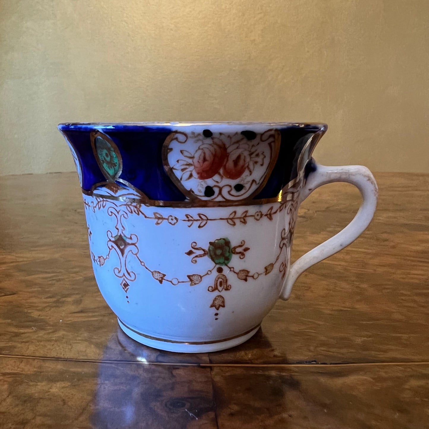 Antique Stanley China City Tea Cup & Saucer Set Of Six