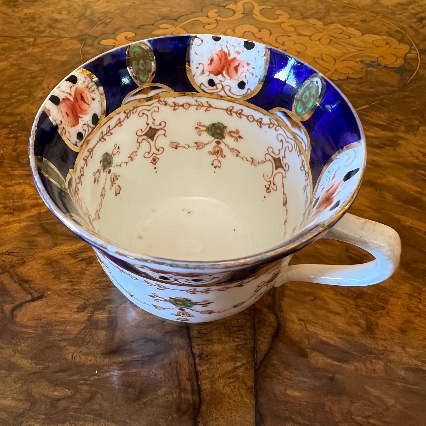 Antique Stanley China City Tea Cup & Saucer Set Of Six