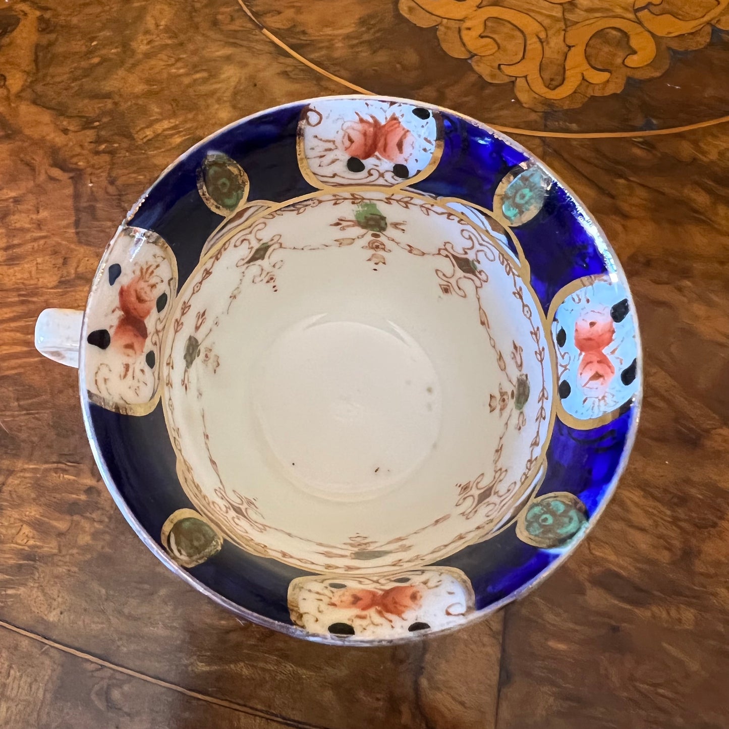 Antique Stanley China City Tea Cup & Saucer Set Of Six