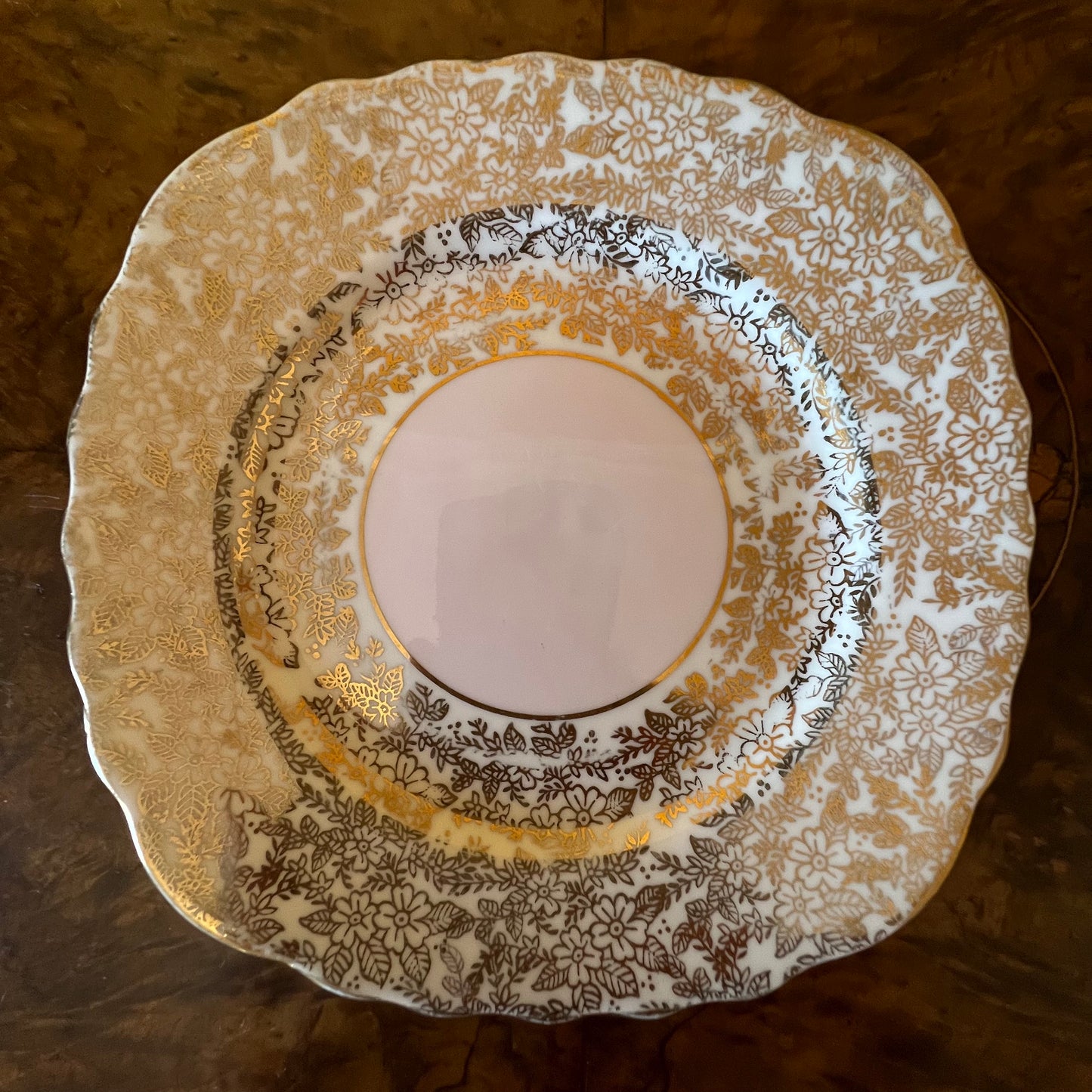 Vintage Colclough Pink & Gold Side Plate